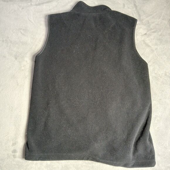 Ducks Unlimited Mens XL Black Fleece Vest Outdoor Full Zip Pocket Hunting Casual - Picture 7 of 7